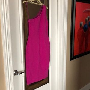 Diane Von Furstenberg knit body con dress .